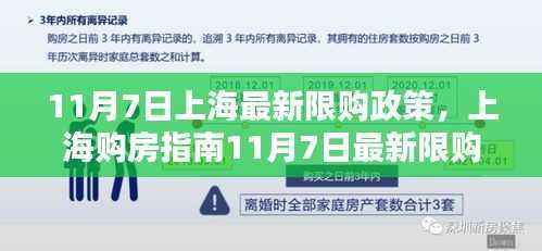 上海购房指南,最新限购政策详解与购房流程全解析(11月7日版)