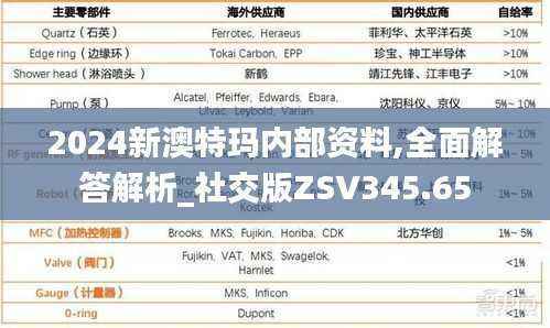 2024新澳特玛内部资料,全面解答解析_社交版ZSV345.65