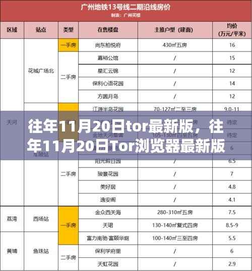 往年11月20日Tor浏览器最新版发布回顾,功能更新与用户体验提升