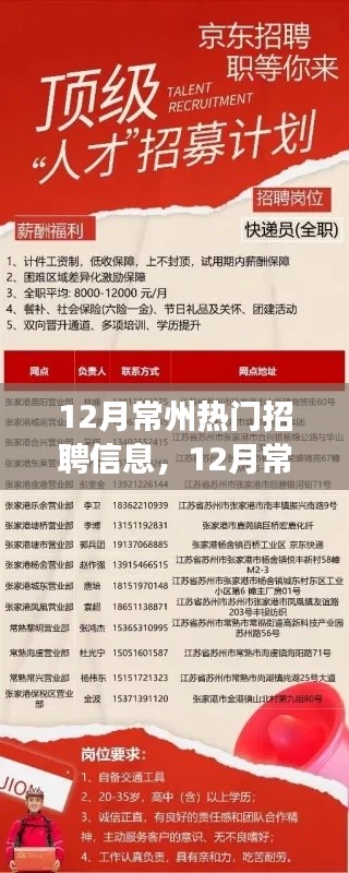 12月常州热门招聘信息全解析,职场人的求职福音