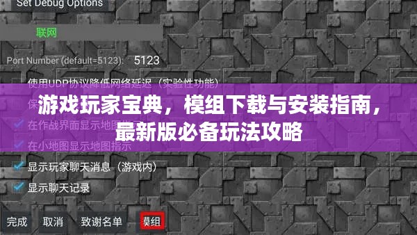 游戏玩家宝典,模组下载与安装指南,最新版必备玩法攻略