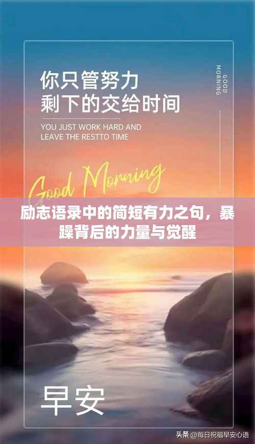 励志语录中的简短有力之句,暴躁背后的力量与觉醒
