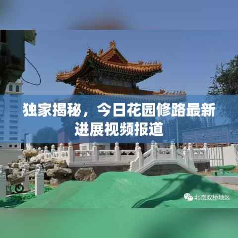独家揭秘,今日花园修路最新进展视频报道