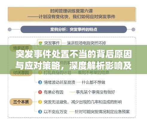 突发事件处置不当的背后原因与应对策略,深度解析影响及应对之道