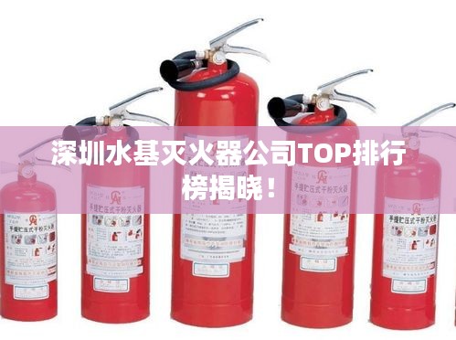 深圳水基灭火器公司TOP排行榜揭晓!